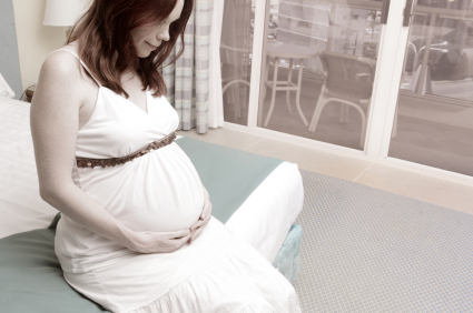 pregnancy photos - just before birth