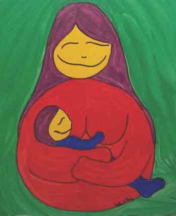 breastfeeding art