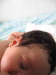 newborn breastfeeding baby