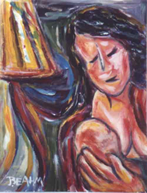 breastfeeding art - my goodness, john beahm