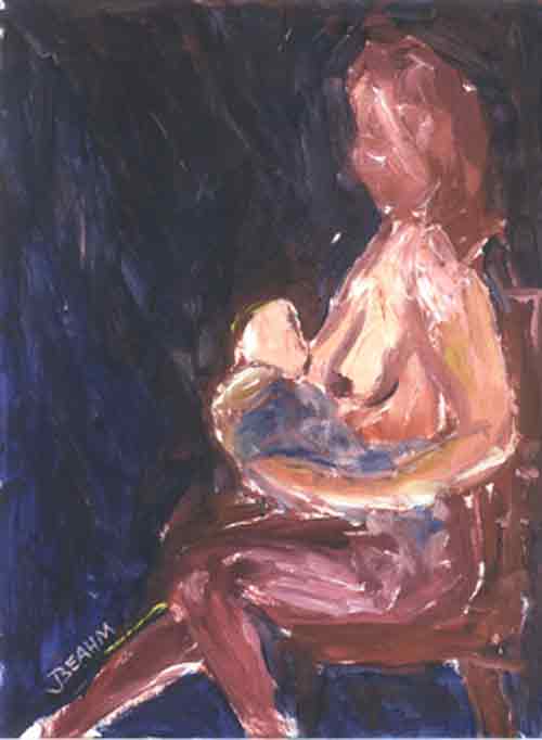 breastfeeding art - nourish, john beahm