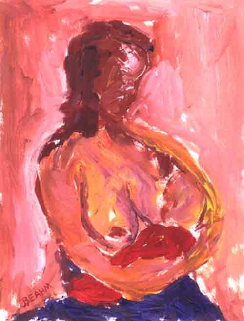 breastfeeding art - nourish, john beahm